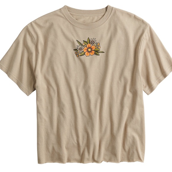 NWT “Grow Love Dream” Floral Graphic Tee - Picture 3 of 3